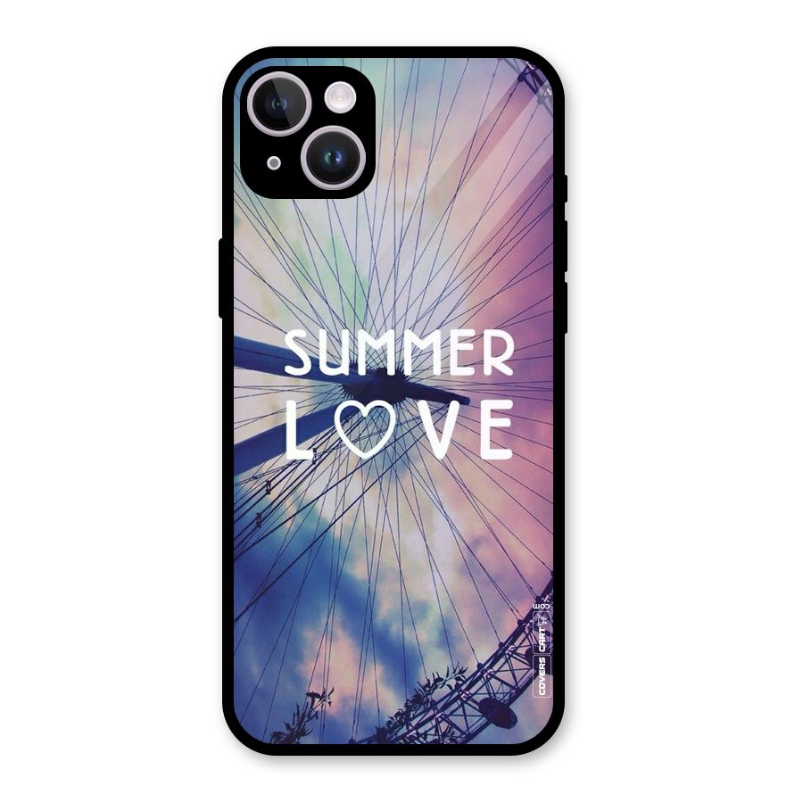 Beach Dreams Glass Back Case for iPhone 14 Plus