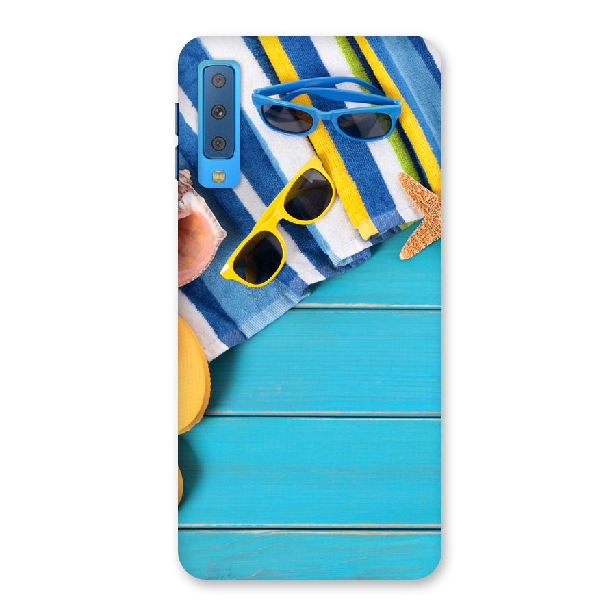 Beach Ready Back Case for Galaxy A7 (2018)