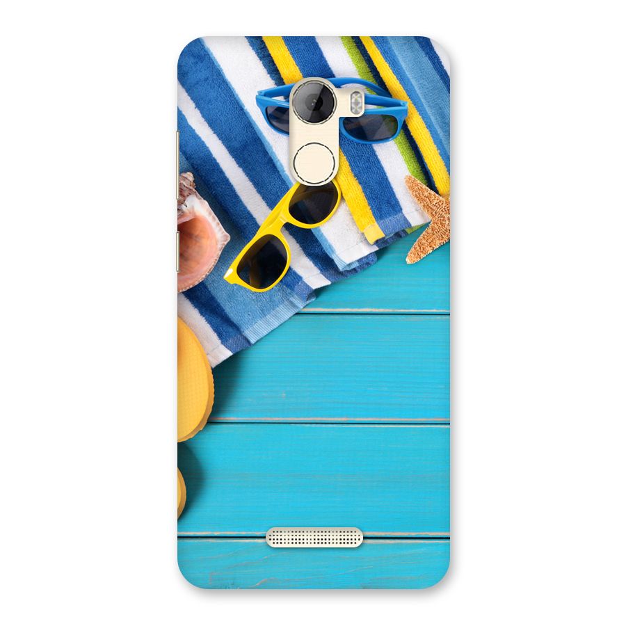 Beach Ready Back Case for Gionee A1 LIte