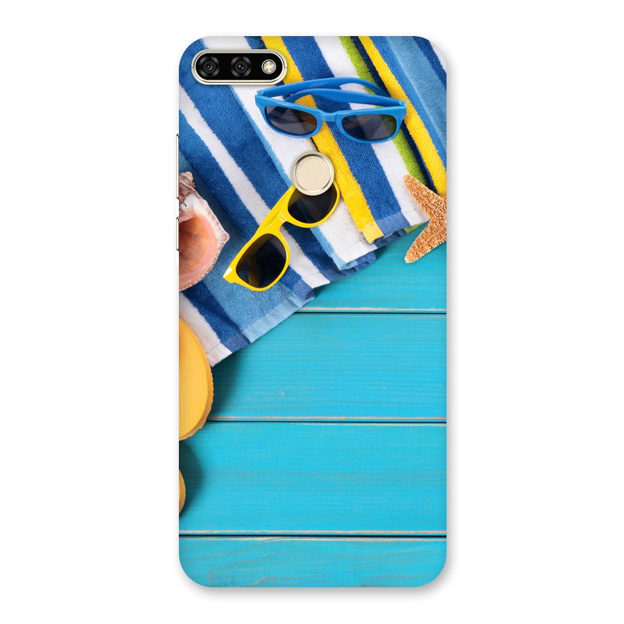 Beach Ready Back Case for Honor 7A