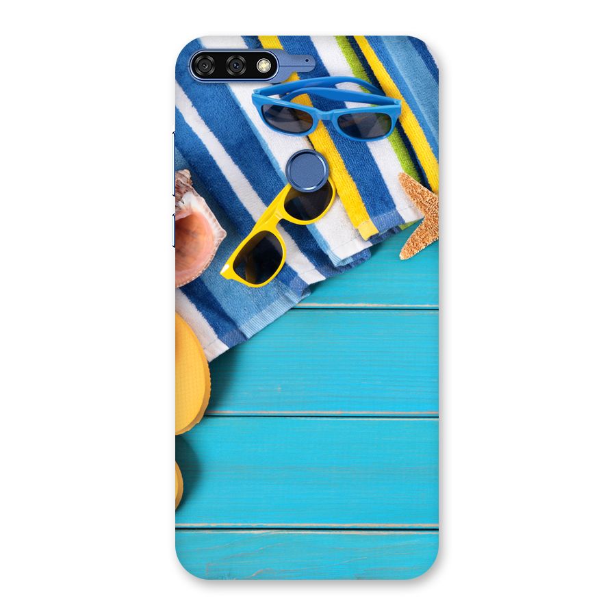 Beach Ready Back Case for Honor 7C