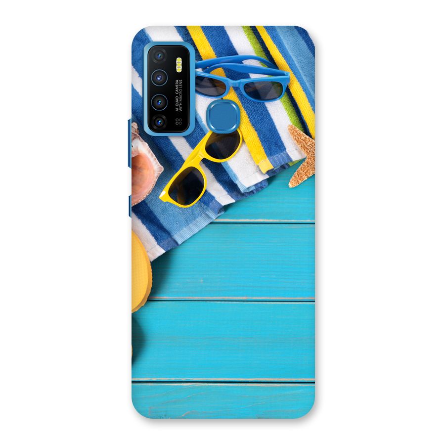 Beach Ready Back Case for Infinix Hot 9