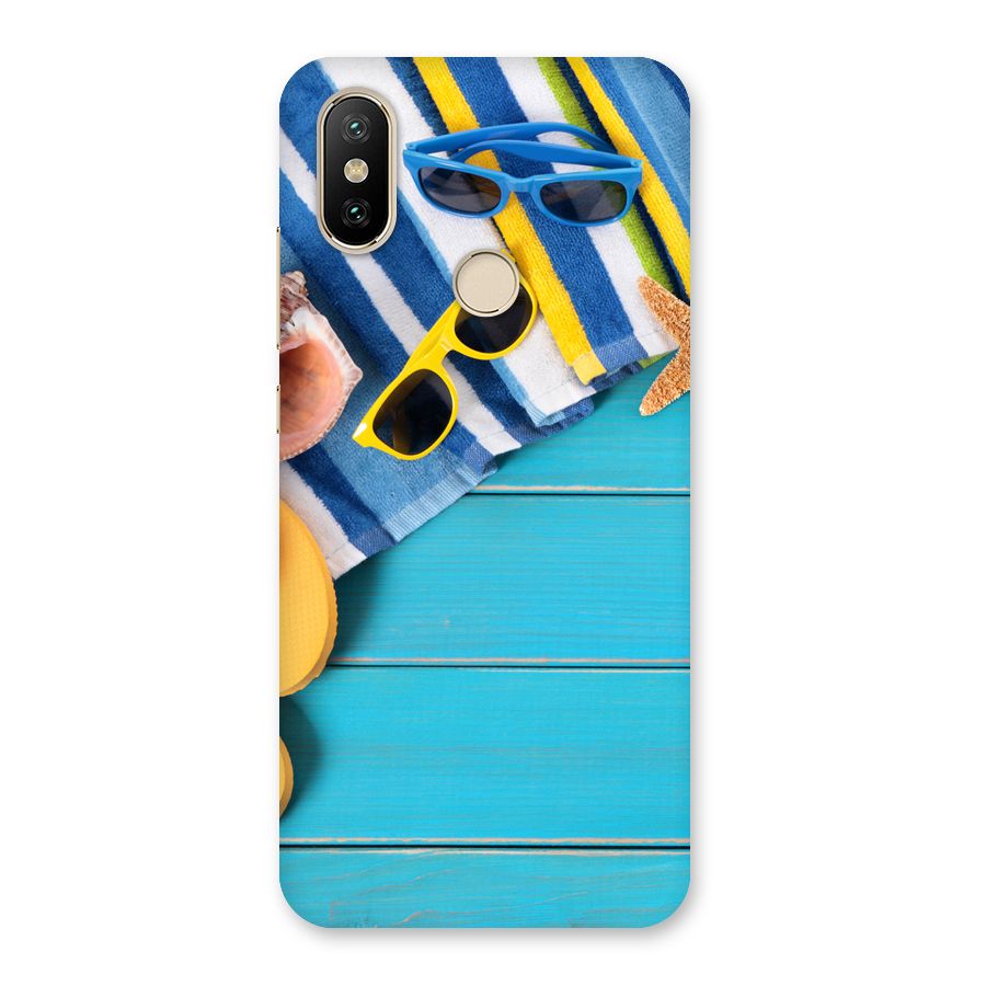 Beach Ready Back Case for Mi A2