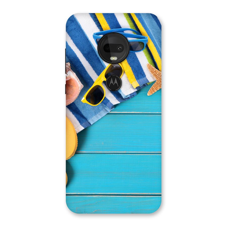 Beach Ready Back Case for Moto G7