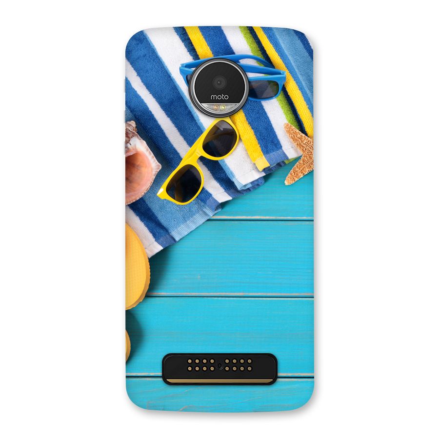 Beach Ready Back Case for Moto Z Play