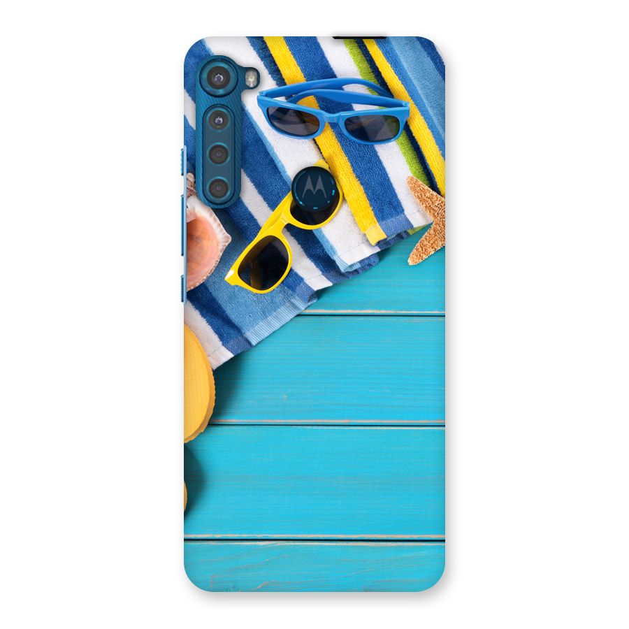 Beach Ready Back Case for Motorola One Fusion Plus