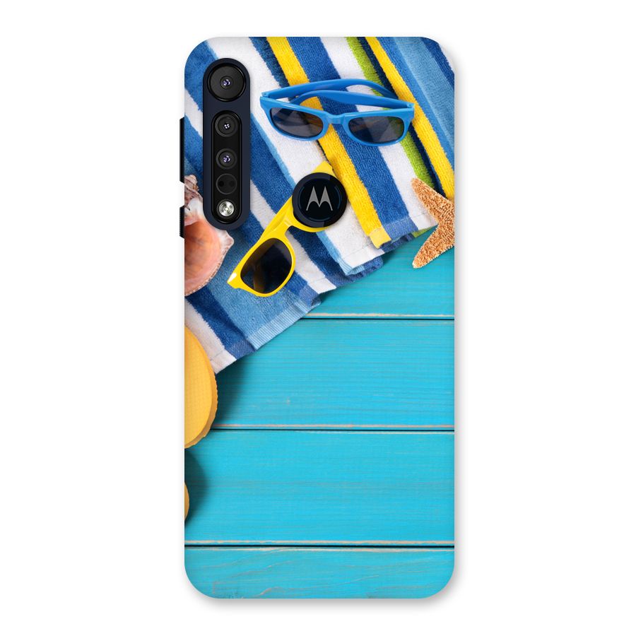 Beach Ready Back Case for Motorola One Macro