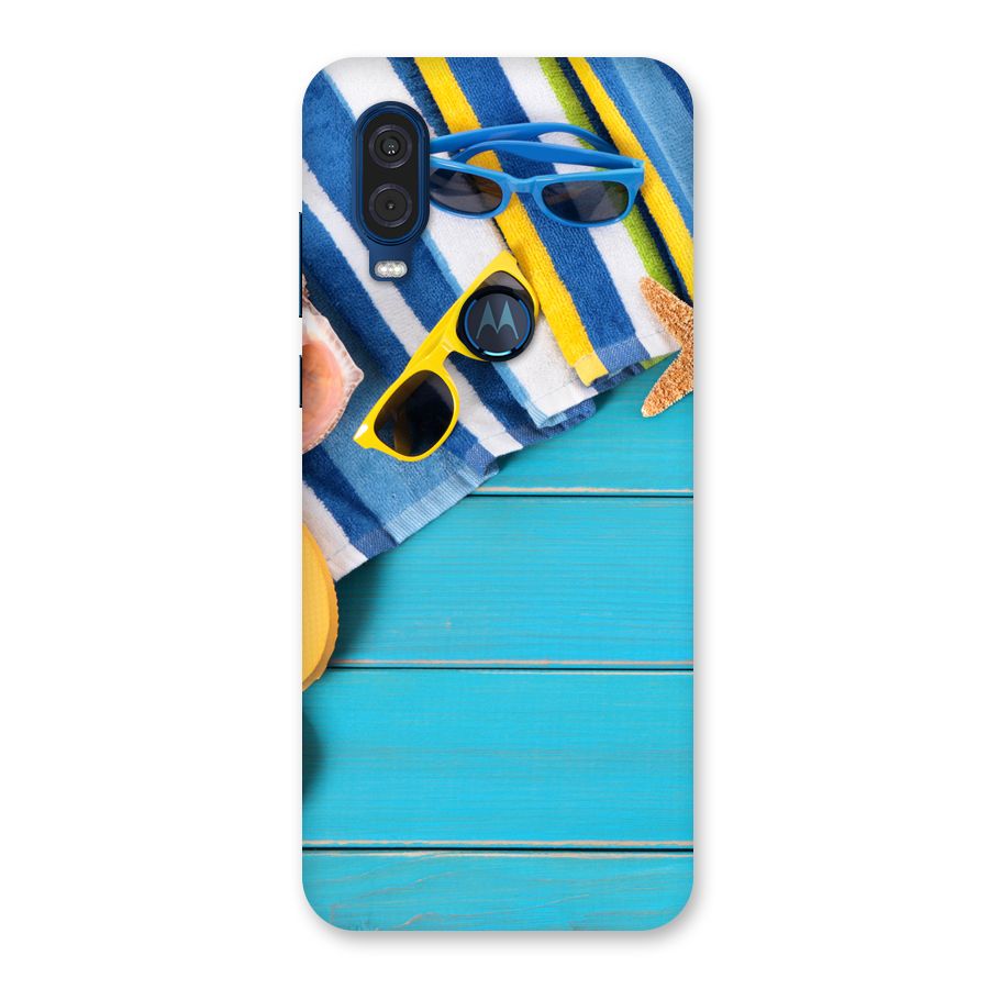 Beach Ready Back Case for Motorola One Vision