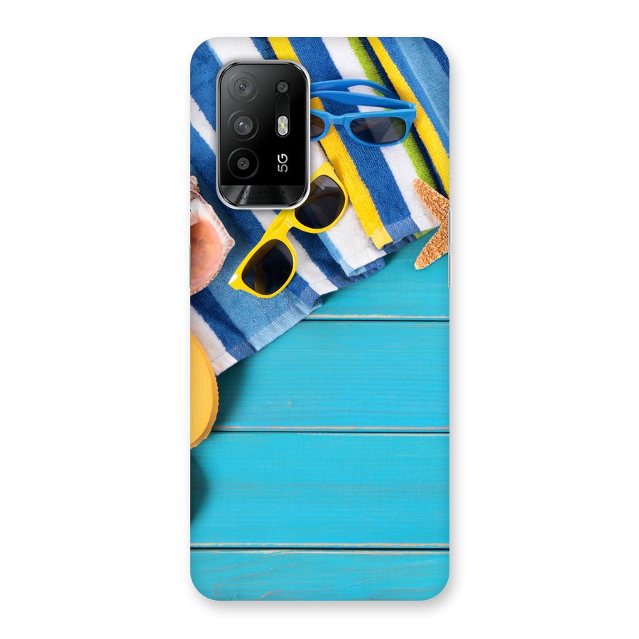 Beach Ready Back Case for Oppo F19 Pro Plus 5G