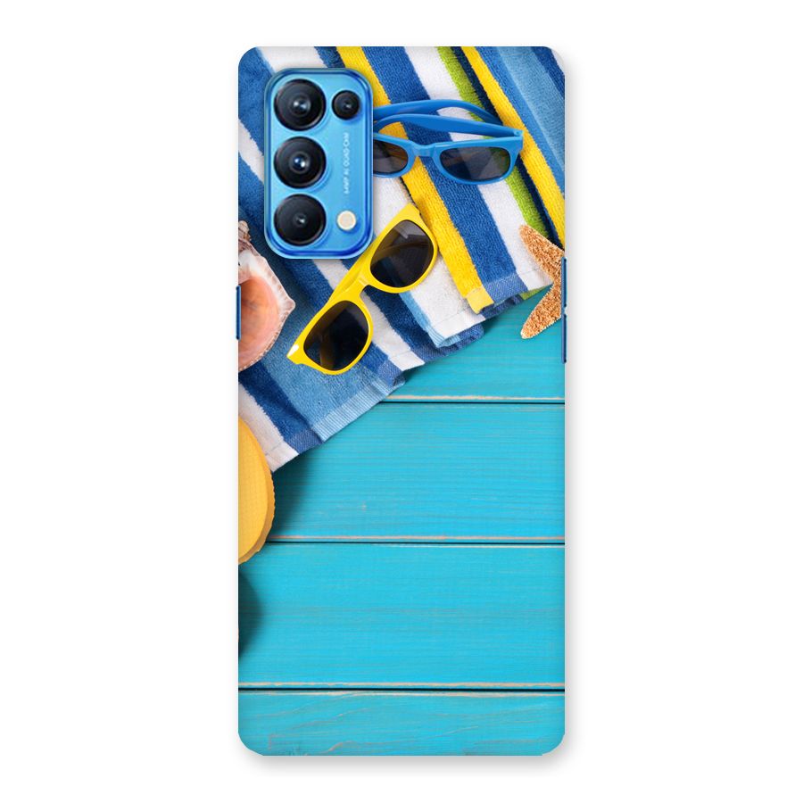 Beach Ready Back Case for Oppo Reno5 Pro 5G