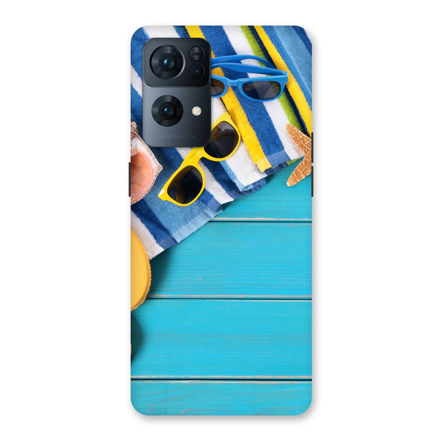 Beach Ready Back Case for Oppo Reno7 Pro 5G