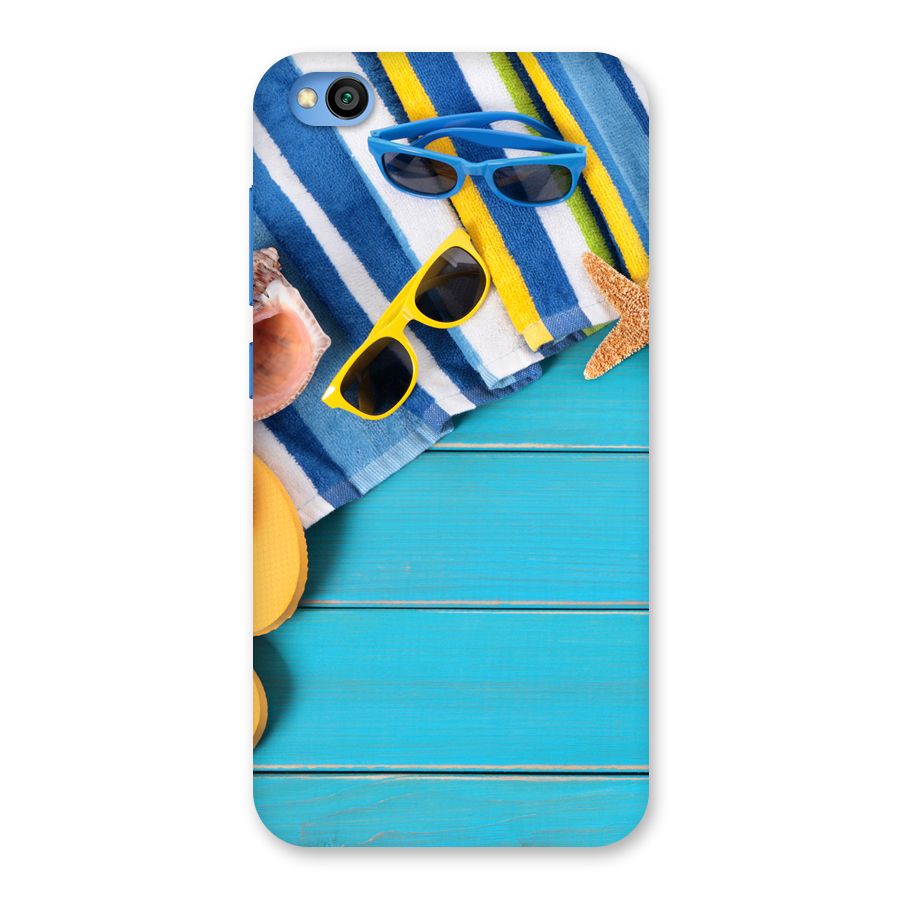 Beach Ready Back Case for Redmi Go