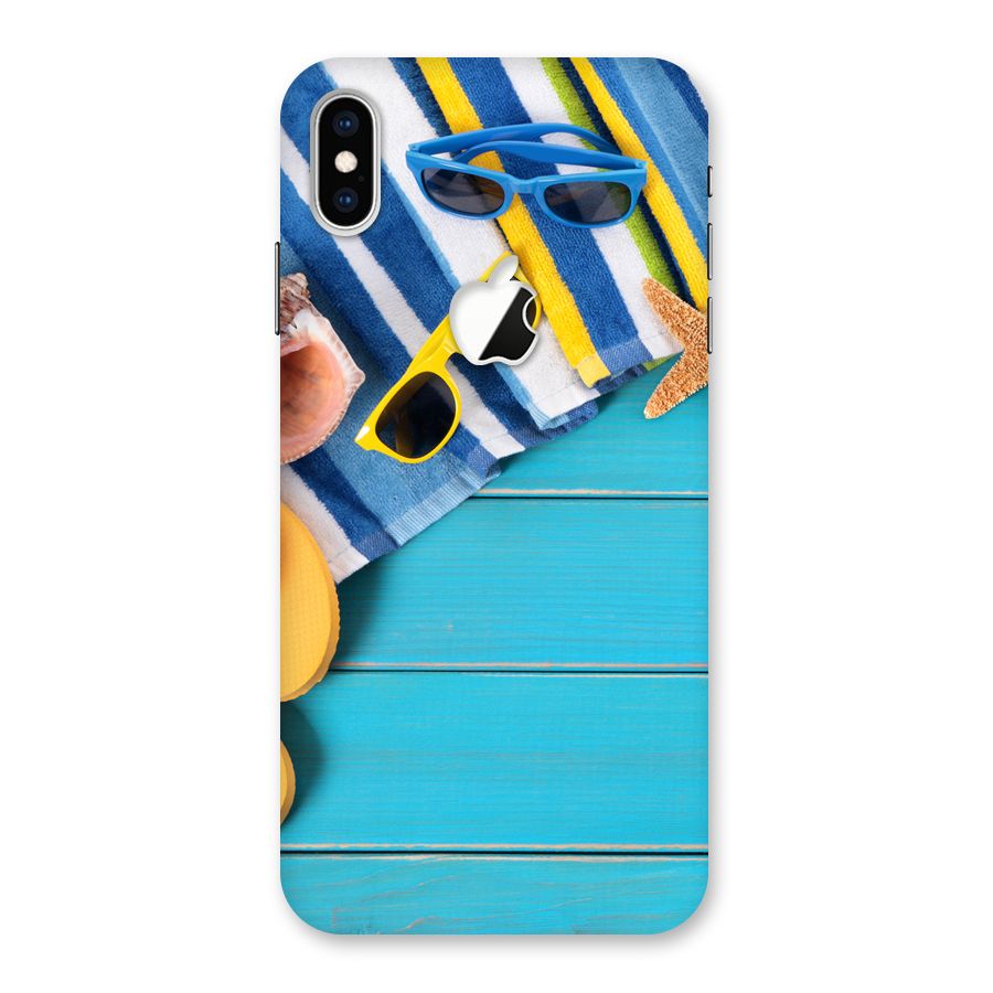 Beach Ready Back Case for iPhone XS Max Apple Cut