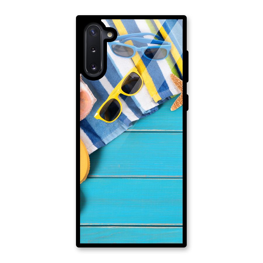 Beach Ready Glass Back Case for Galaxy Note 10