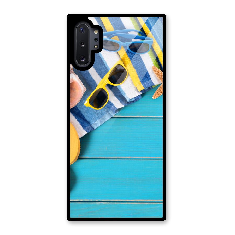 Beach Ready Glass Back Case for Galaxy Note 10 Plus