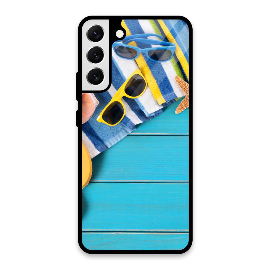 Beach Ready Glass Back Case for Galaxy S22 Plus 5G