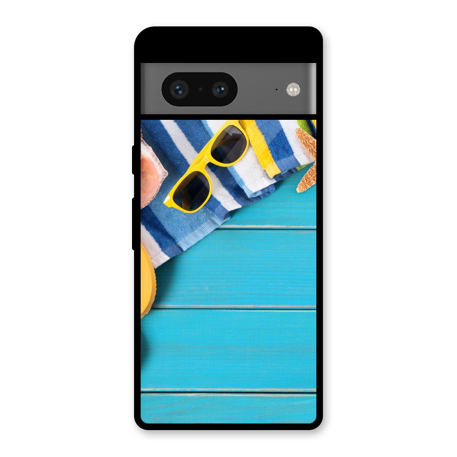 Beach Ready Glass Back Case for Google Pixel 7