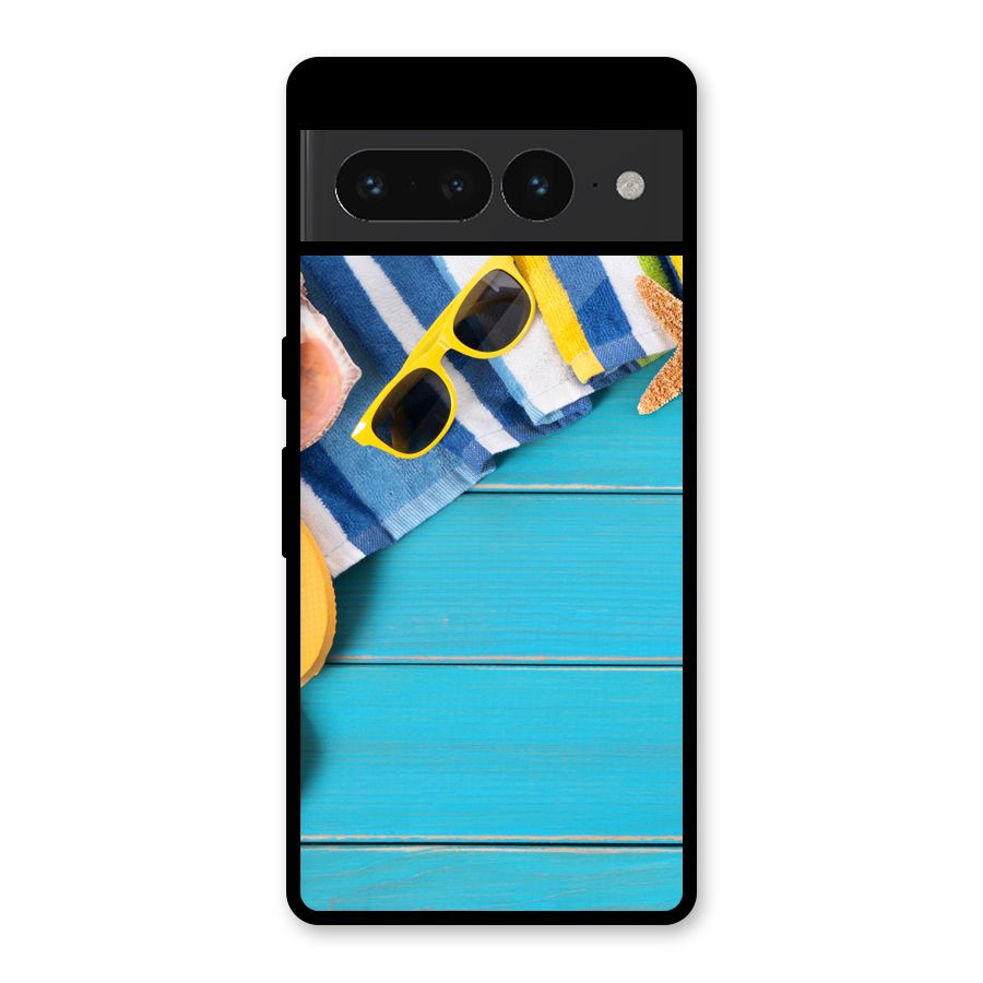 Beach Ready Glass Back Case for Google Pixel 7 Pro