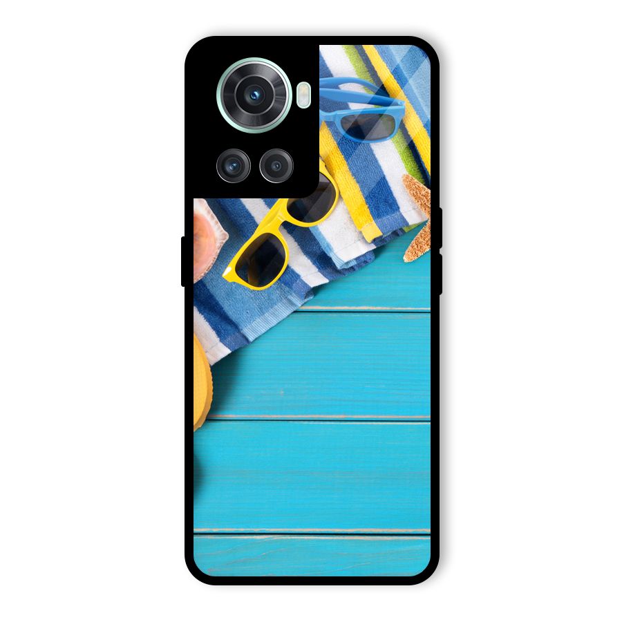 Beach Ready Glass Back Case for OnePlus 10R