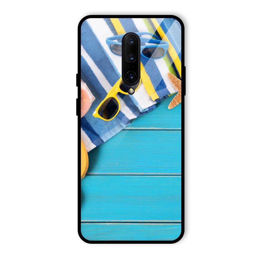 Beach Ready Glass Back Case for OnePlus 7 Pro