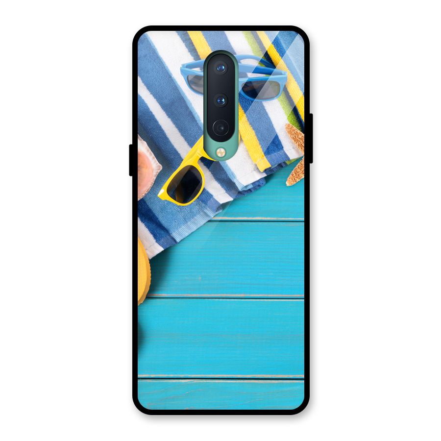 Beach Ready Glass Back Case for OnePlus 8