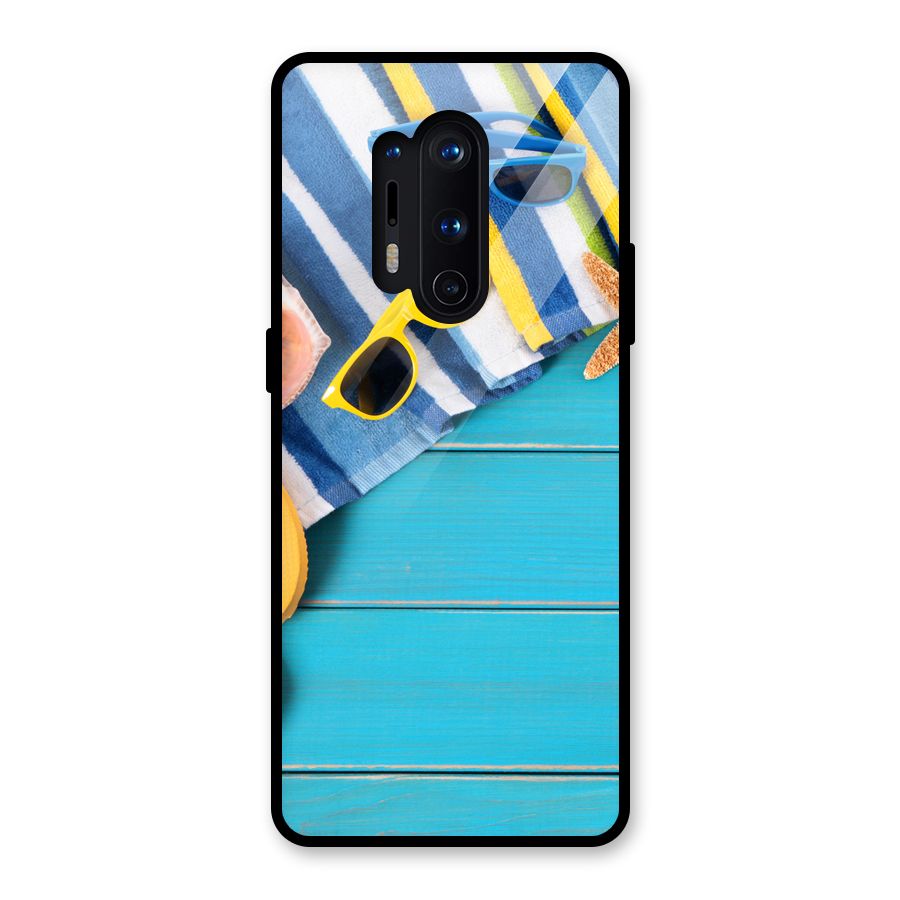 Beach Ready Glass Back Case for OnePlus 8 Pro