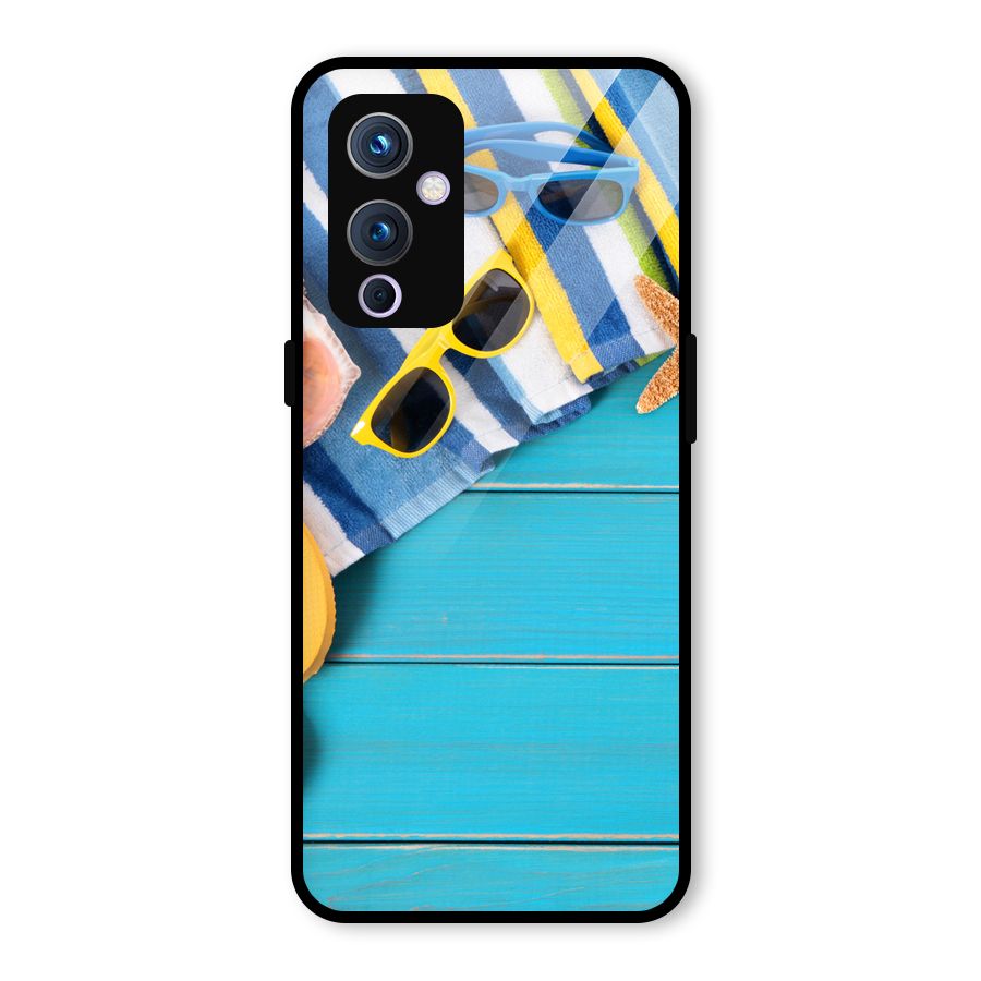 Beach Ready Glass Back Case for OnePlus 9