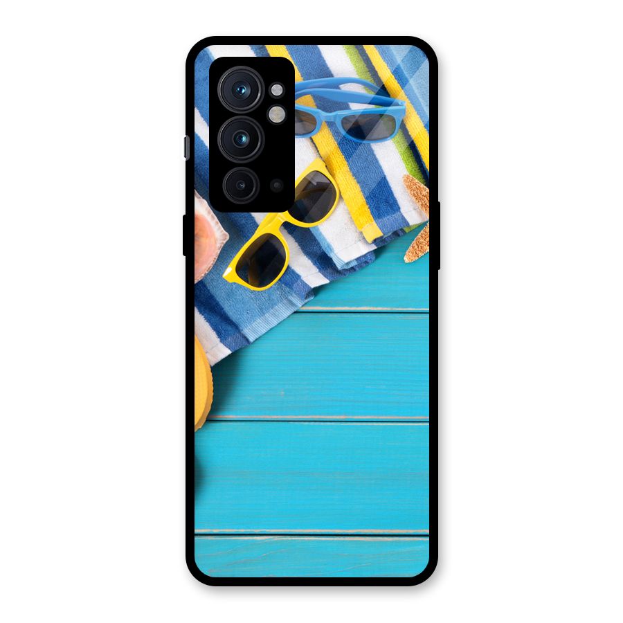 Beach Ready Glass Back Case for OnePlus 9RT 5G