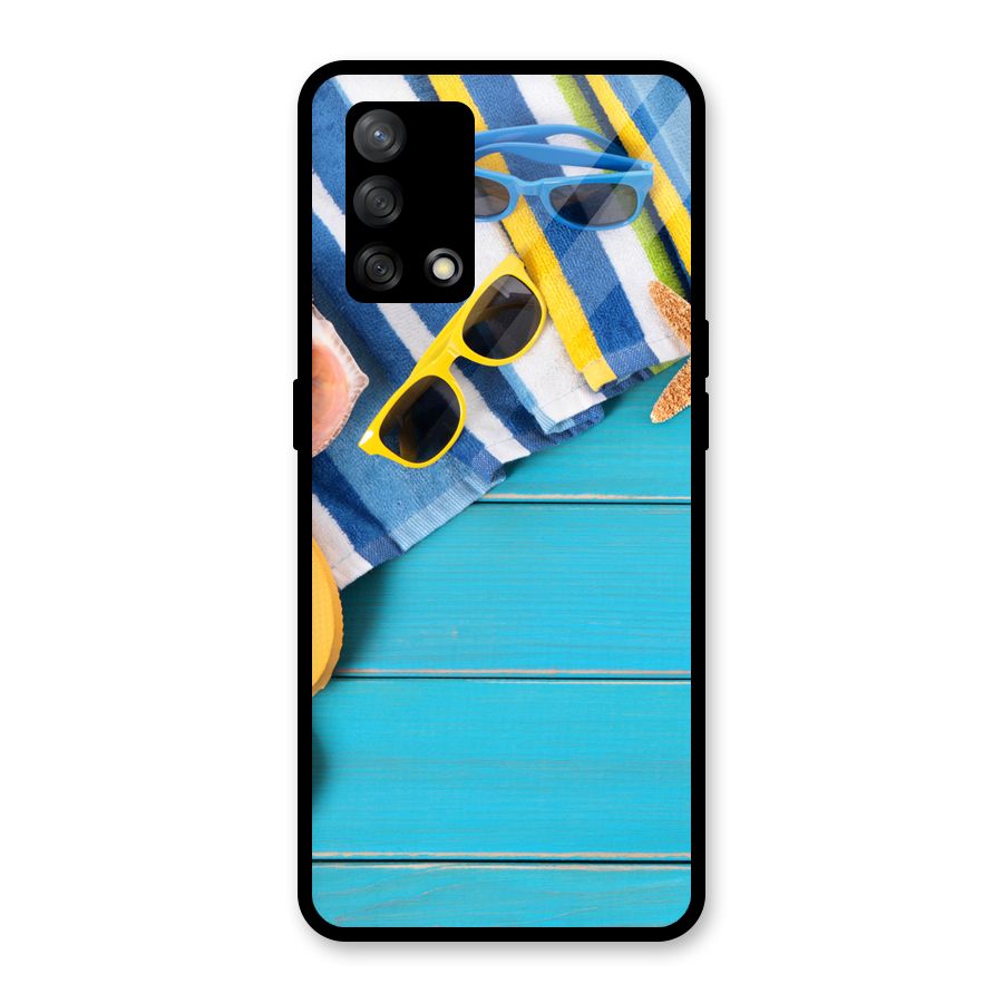 Beach Ready Glass Back Case for Oppo F19