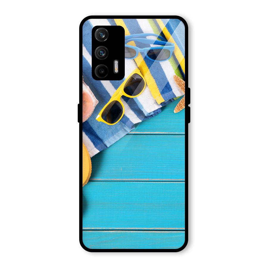 Beach Ready Glass Back Case for Realme GT 5G
