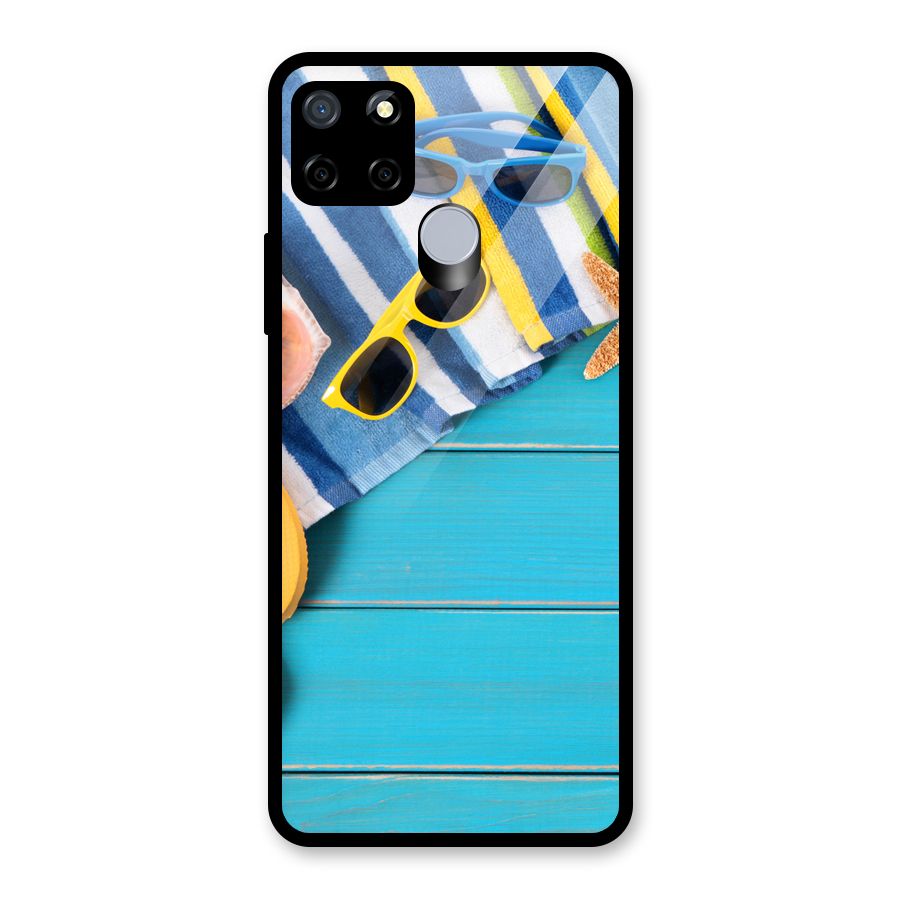 Beach Ready Glass Back Case for Realme Narzo 20