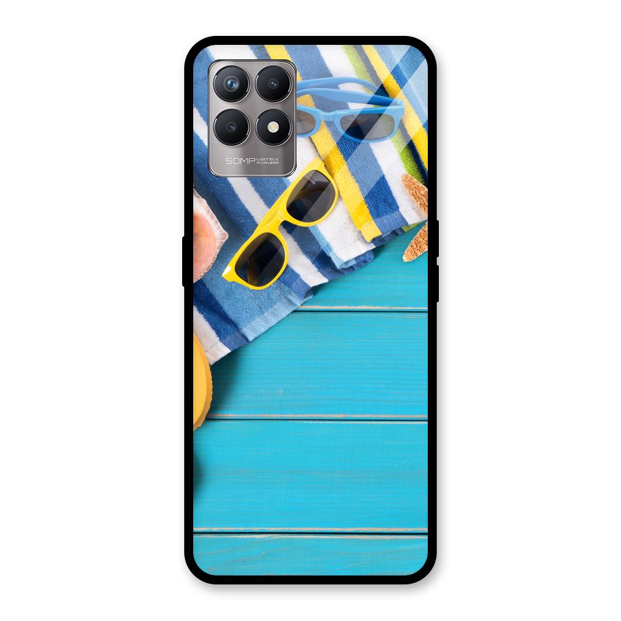 Beach Ready Glass Back Case for Realme Narzo 50