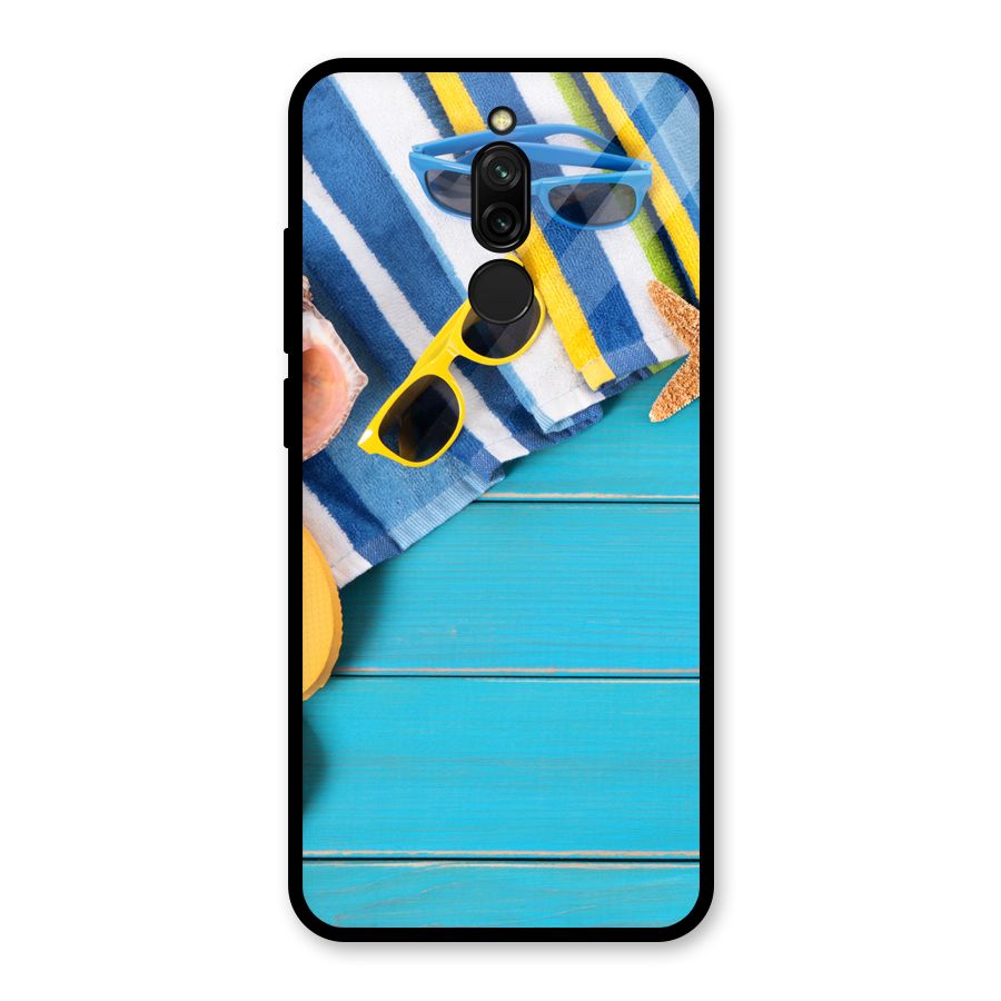 Beach Ready Glass Back Case for Redmi 8
