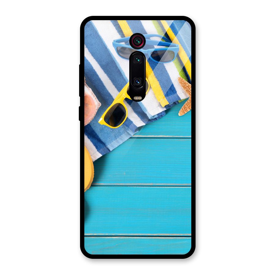Beach Ready Glass Back Case for Redmi K20 Pro