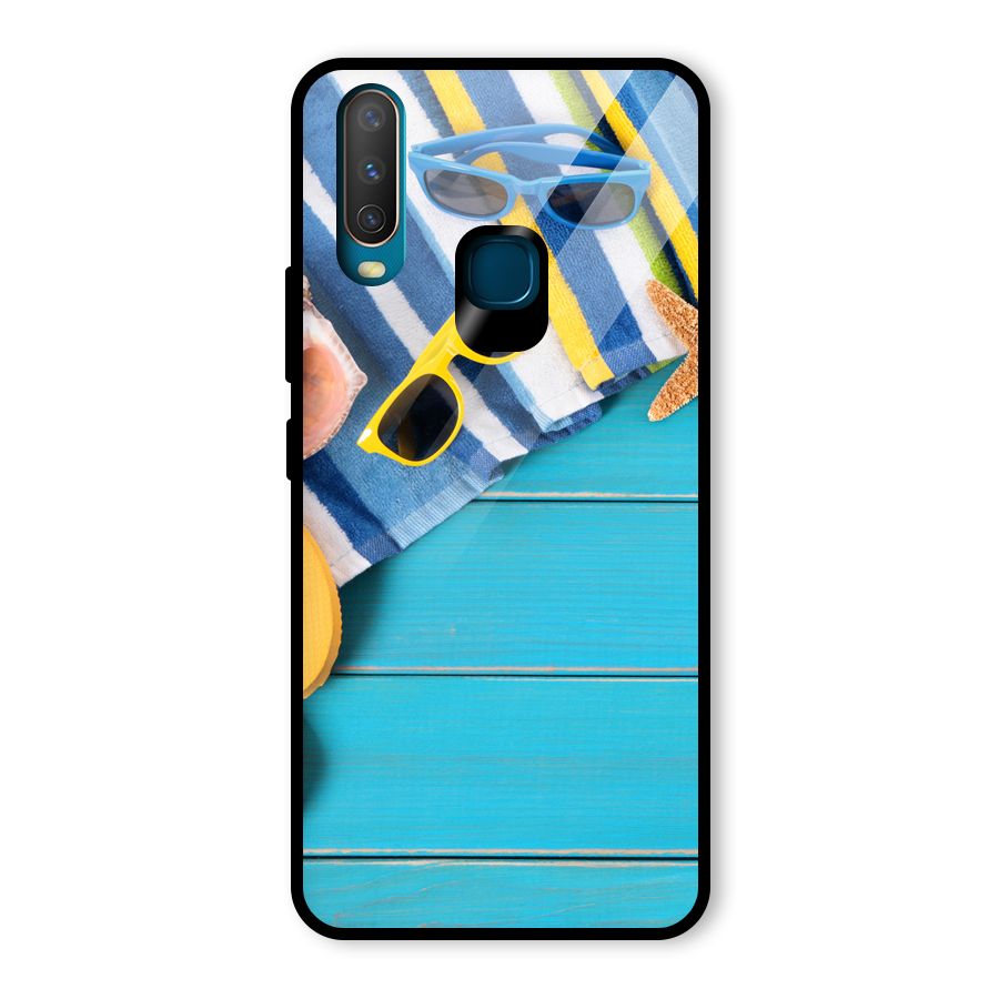 Beach Ready Glass Back Case for Vivo U10