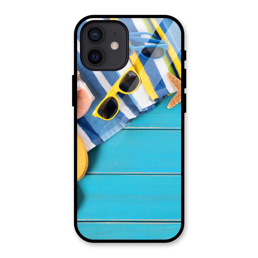 Beach Ready Glass Back Case for iPhone 12