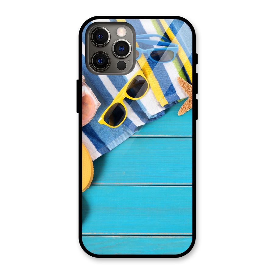 Beach Ready Glass Back Case for iPhone 12 Pro