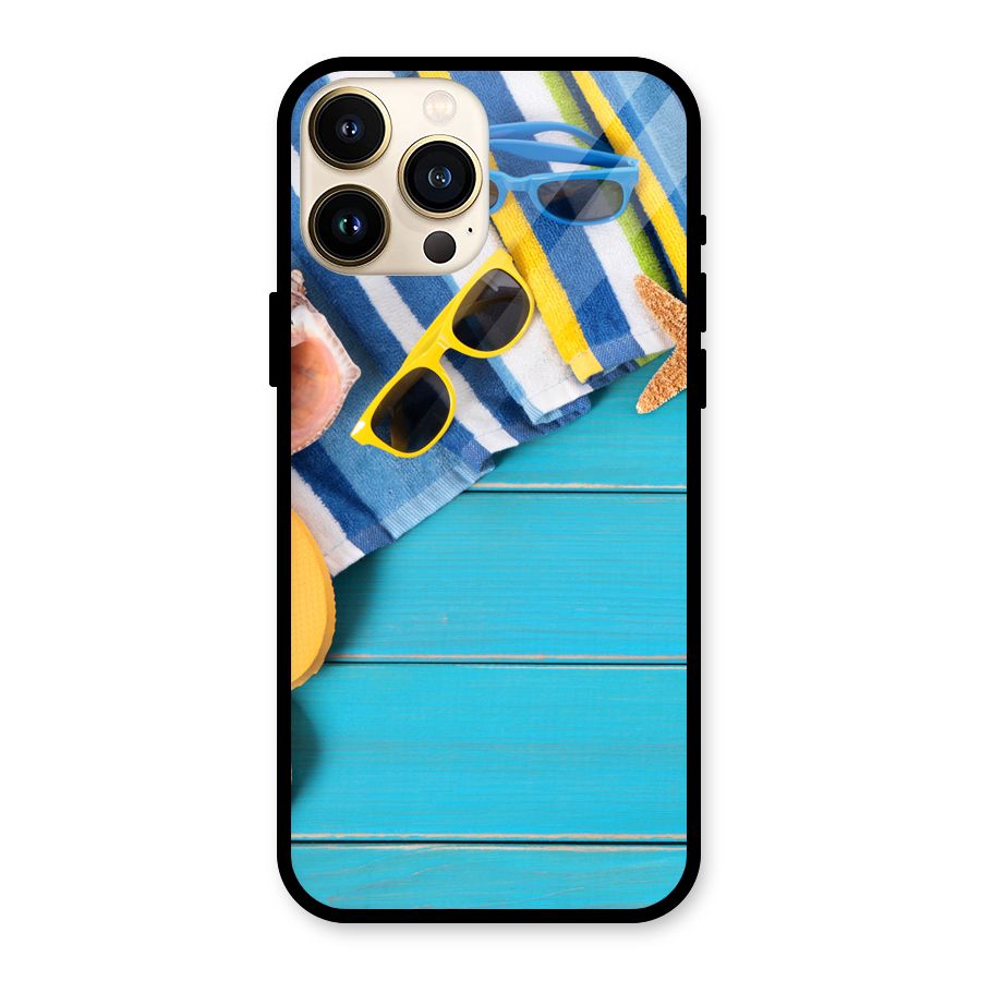 Beach Ready Glass Back Case for iPhone 13 Pro Max