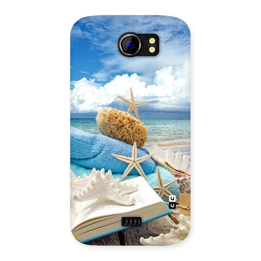 Beach Sky Back Case for Micromax Canvas 2 A110