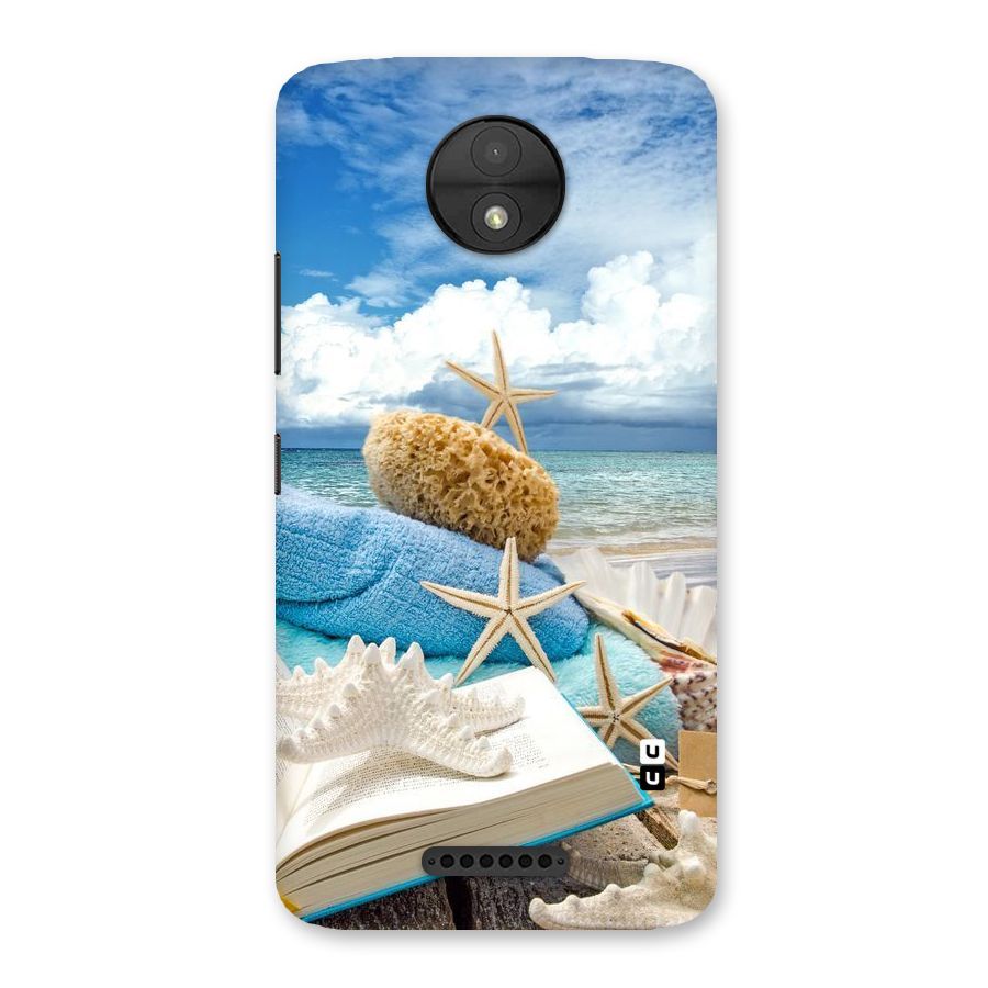 Beach Sky Back Case for Moto C