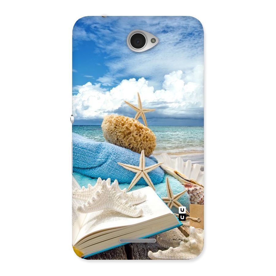 Beach Sky Back Case for Sony Xperia E4