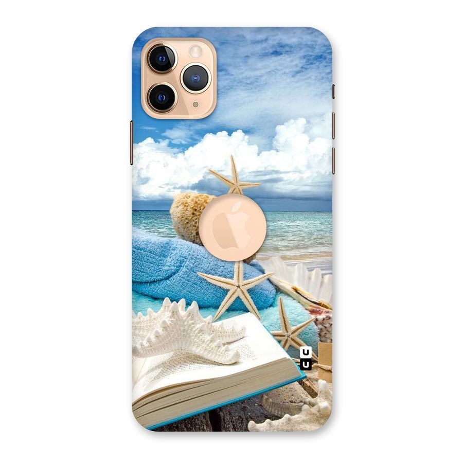 Beach Sky Back Case for iPhone 11 Pro Max Logo Cut