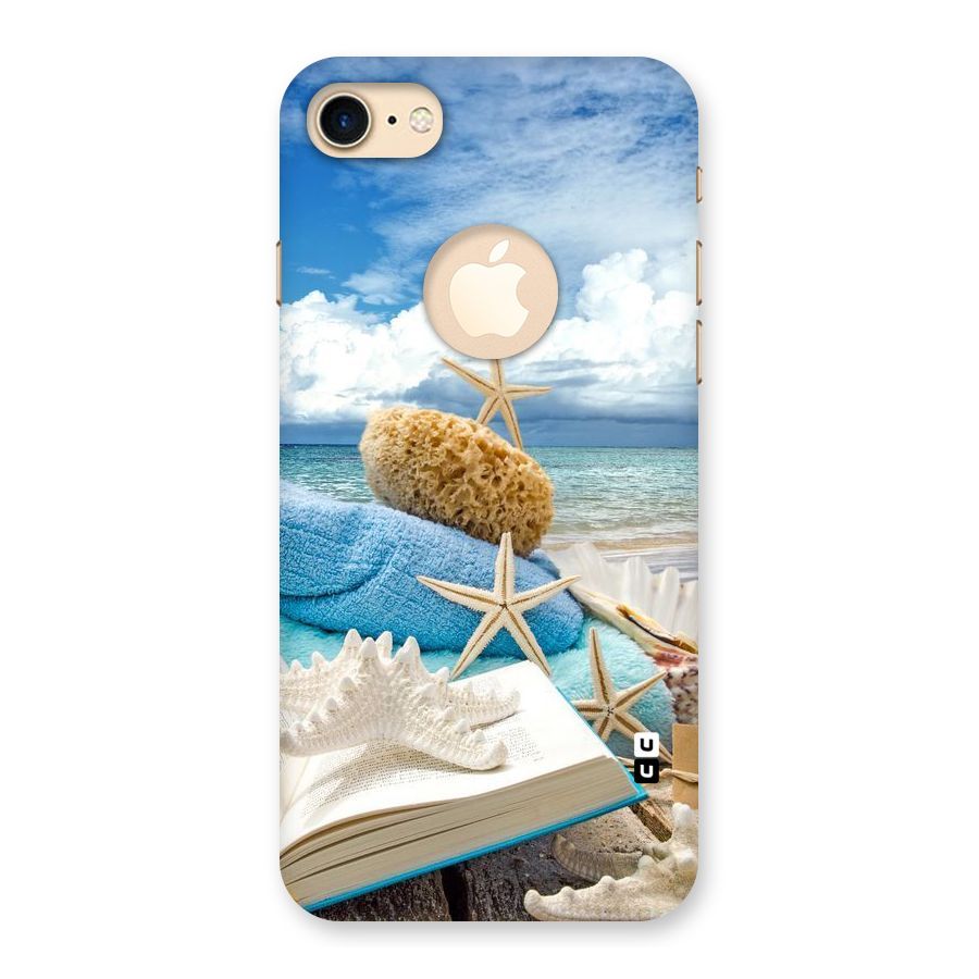 Beach Sky Back Case for iPhone 7 Logo Cut