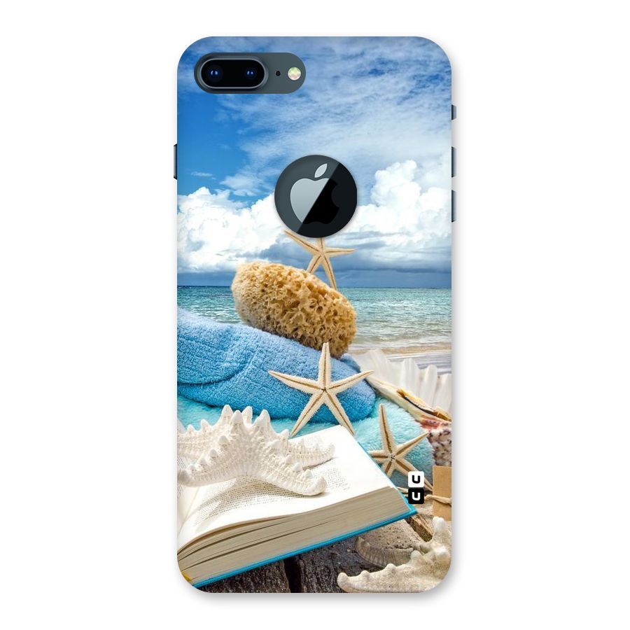 Beach Sky Back Case for iPhone 7 Plus Logo Cut