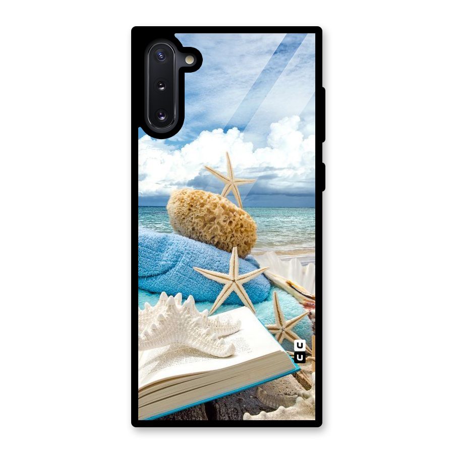 Beach Sky Glass Back Case for Galaxy Note 10