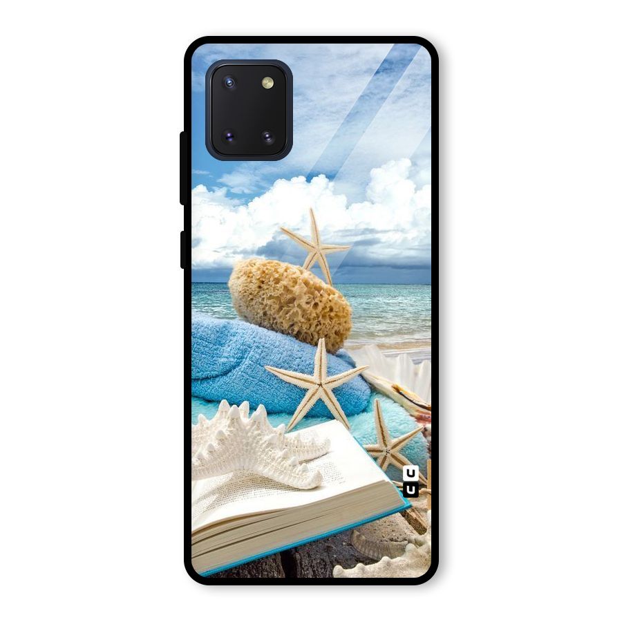 Beach Sky Glass Back Case for Galaxy Note 10 Lite