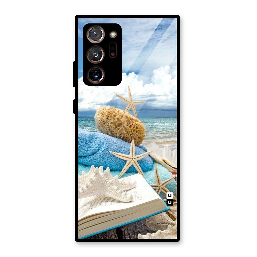 Beach Sky Glass Back Case for Galaxy Note 20 Ultra
