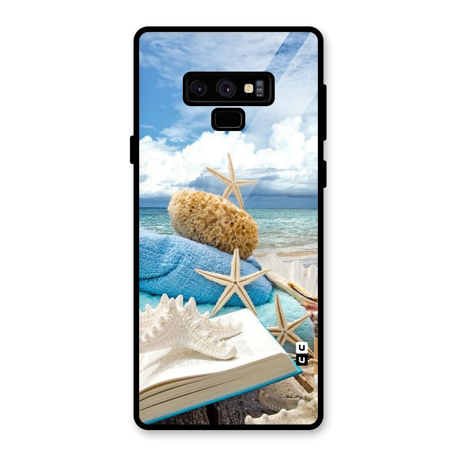 Beach Sky Glass Back Case for Galaxy Note 9
