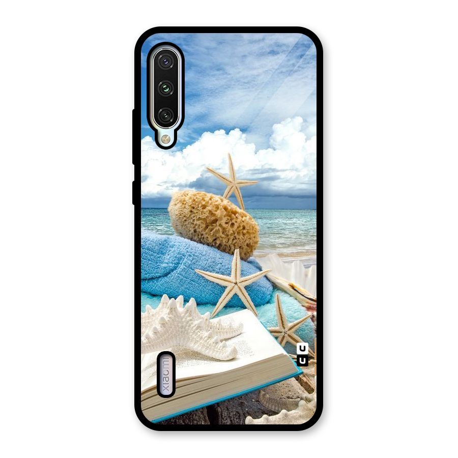 Beach Sky Glass Back Case for Mi A3