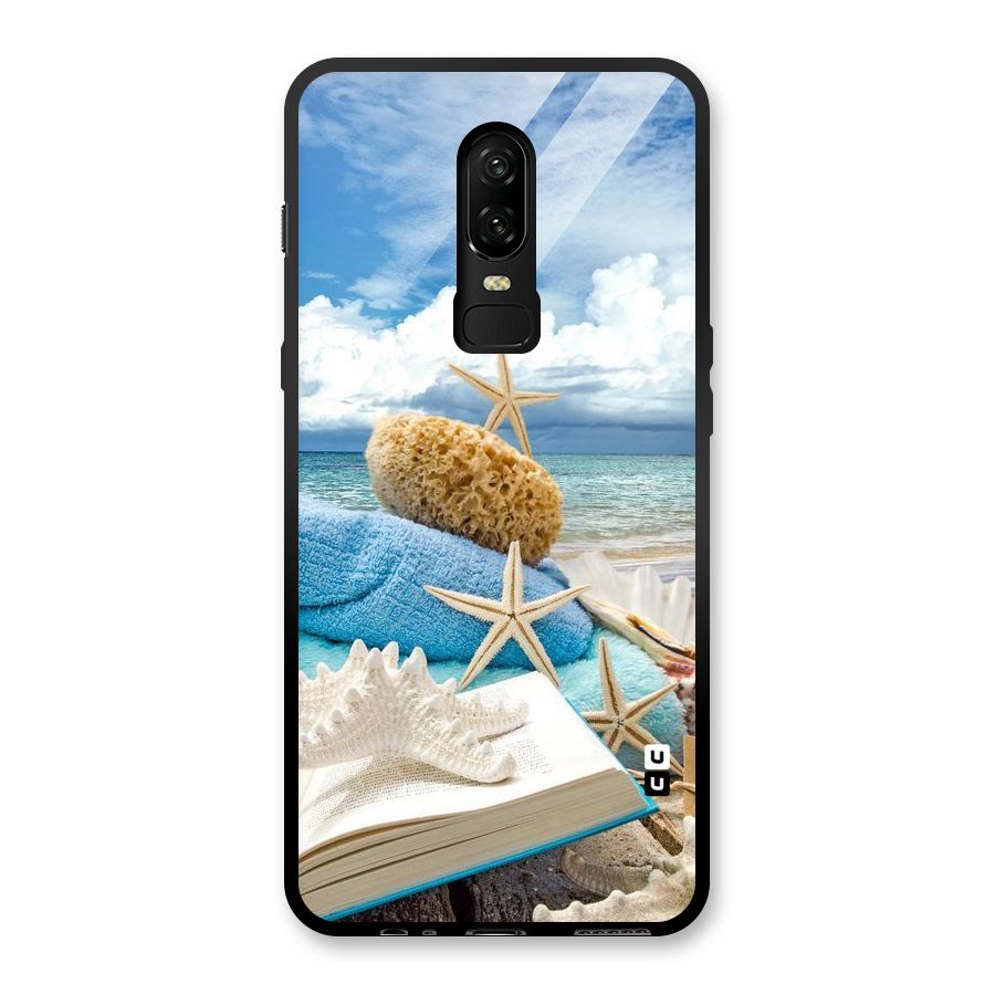 Beach Sky Glass Back Case for OnePlus 6